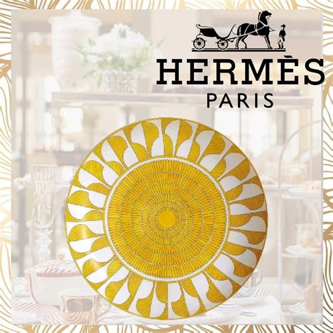 hermes table|hermes decorative plate.